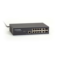 LGB1110A: Full SNMP management, (8) 10/100/1000 RJ45 + (2) 100/1000 RJ45/SFP