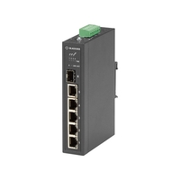 LPH3061A: -40 to +75° C, 6-port: (4) 10/100 RJ45 PoE+, (1) 10/100/1000 RJ45, (1) SFP, 48 VDC