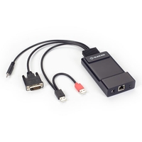EMD200DV-T: (1) Single link DVI, USB HID, Audio, Lähetin