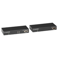 KVXLC-100: Extenderisarja, (1) Single Link DVI/VGA in/out, USB 2.0, RS-232, Audio