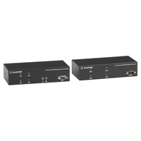 KVXLCF-200: Extenderisarja, Dual-Head DVI-D/VGA, USB 2.0, RS-232, Audio, range dep. on SFP, Mode dep. on SFP