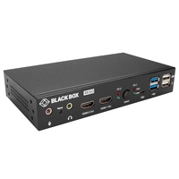 KVD200-2H: 2-porttinen, Dual HDMI 2.0, DisplayPort 1.2, USB 3.1, USB-C, USB 2/1, audio
