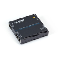LGC5210A: (2) 10/100/1000 Mbps RJ45, (1) 100/1000M SFP, range dep. on SFP, Mode dep. on SFP, Connector dep. on SFP, AC/DC