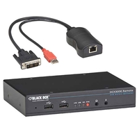DCX3000-DVX: Extenderisarja, (1) Single link DVI-D, USB HID, embedded audio