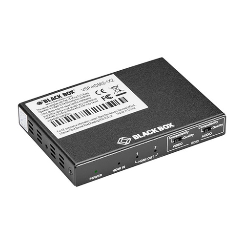 VSP-HDMI2-1x2, HDMI Splitter, HDMI 2.0 4K60, 1x2 or 1x4 VSP-HDMI2-1x2, HDMI Splitter, HDMI 2.0 4K60, 1x2 or 1x4