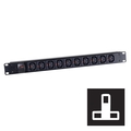Click-Lock C13 Power Strips (UK Plug)