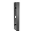 Vertical Cable Manager, rackmount finger duct with cover, black