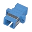 Fiber Optic Coupling - Multimode-Singlemode, Duplex, Ceramic Sleeve, Plastic Flange, Rectangular, LC-LC, Beige