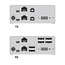 ACX1K-123-C: 140m, (1) Single link DVI-D, 2x USB HID, 4x 480 Mbps USB 2.0